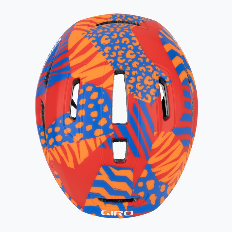 Casco da bici per bambini Giro Scamp II Jr rosso opaco animale 6