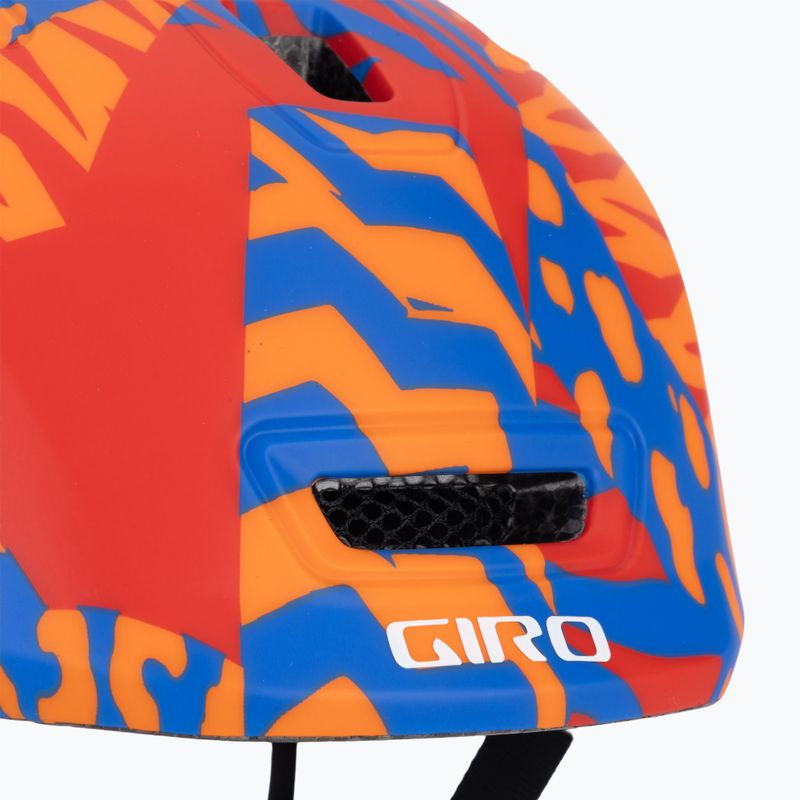 Casco da bici per bambini Giro Scamp II Jr rosso opaco animale 7