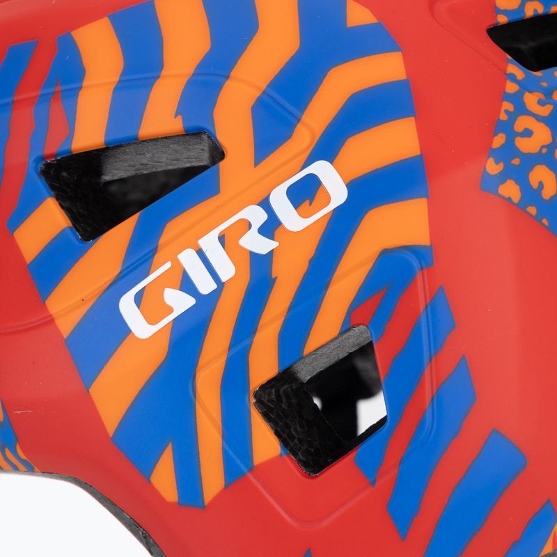 Casco da bici per bambini Giro Scamp II Jr rosso opaco animale 8