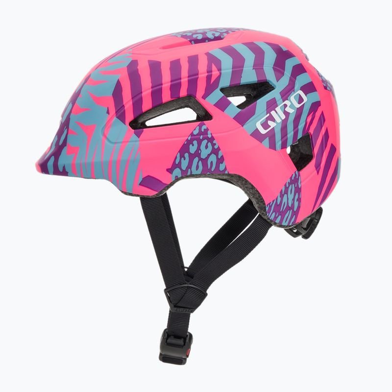 Casco da bici per bambini Giro Scamp II Jr rosa opaco animale 3