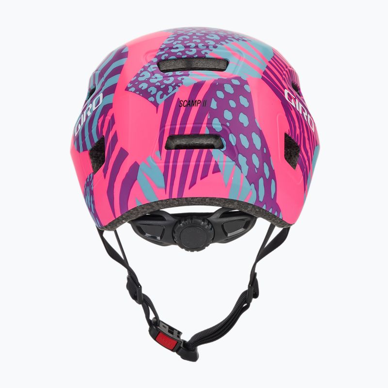 Casco da bici per bambini Giro Scamp II Jr rosa opaco animale 4
