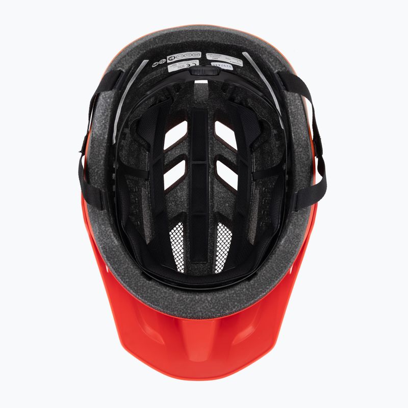 Casco da bici per bambini Giro Fixture II rosso opaco sfumato 5