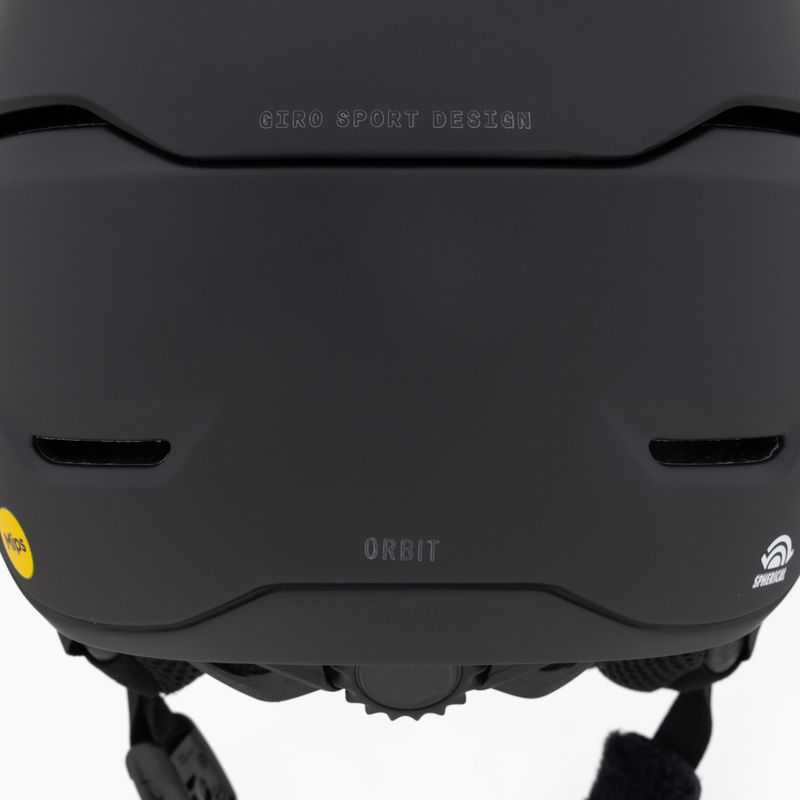 Casco da sci Giro Orbit Spherical Mips matte black/vivid ember 7