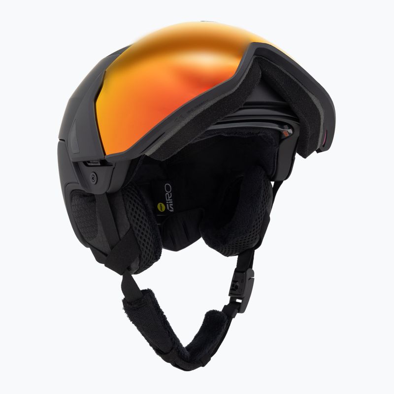 Casco da sci Giro Orbit Spherical Mips matte black/vivid ember 9