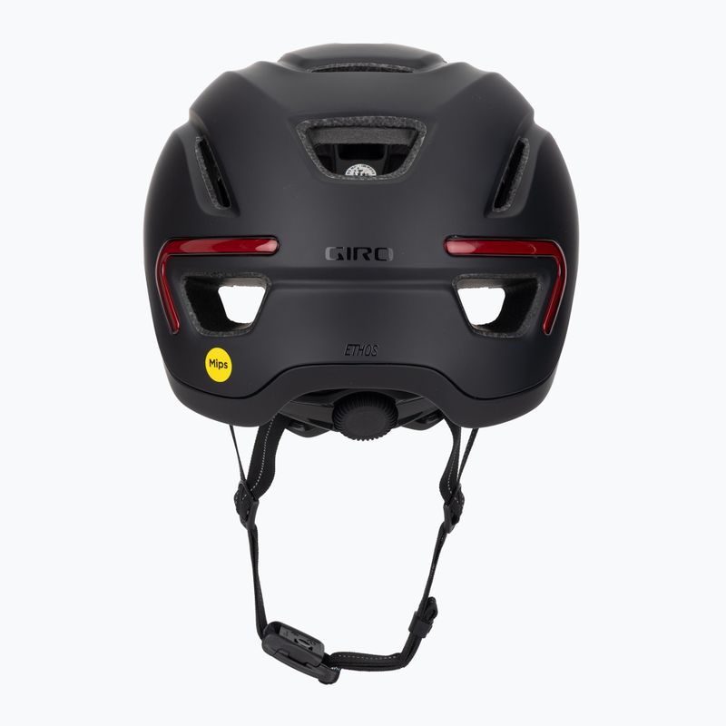 Casco da bici Giro Ethos Integrated MIPS LED nero opaco 4
