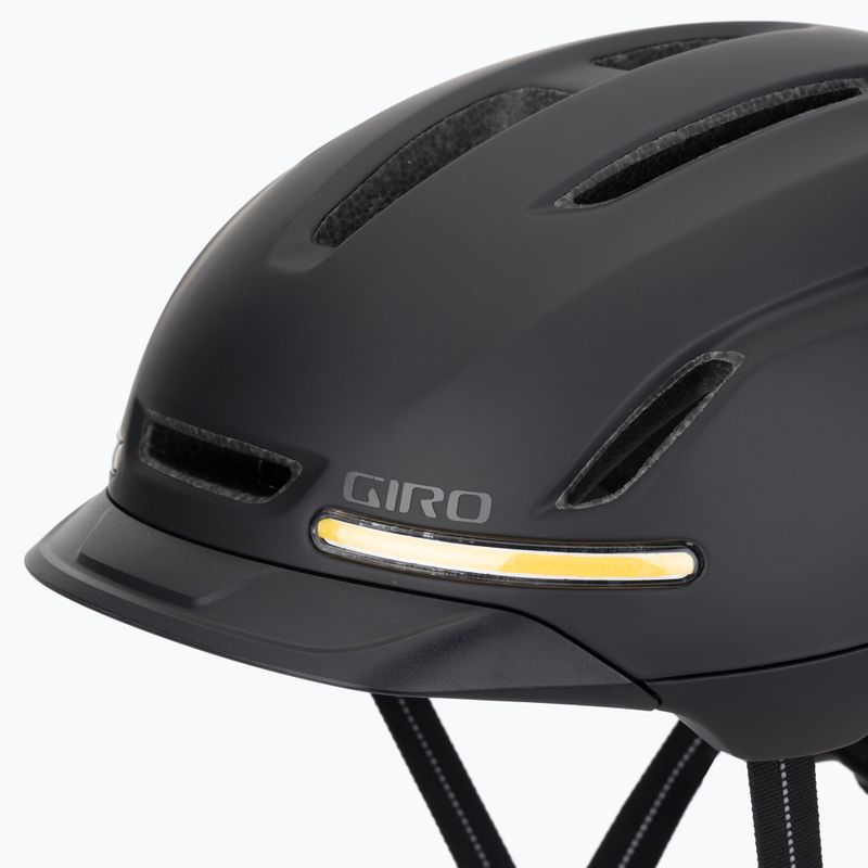 Casco da bici Giro Ethos Integrated MIPS LED nero opaco 7