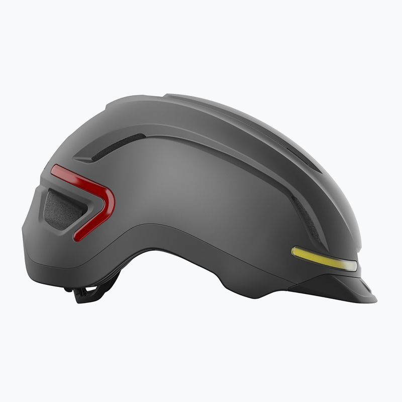 Giro Ethos Integrated MIPS LED casco da bici in grafite opaca 3