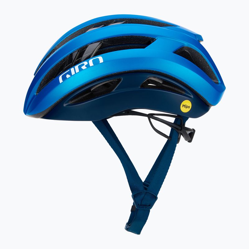 Giro Aries Spherical MIPS casco bici blu ano opaco 4