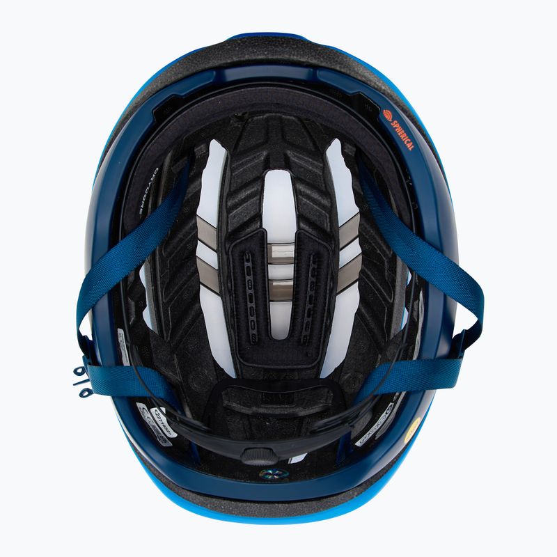 Giro Aries Spherical MIPS casco bici blu ano opaco 6
