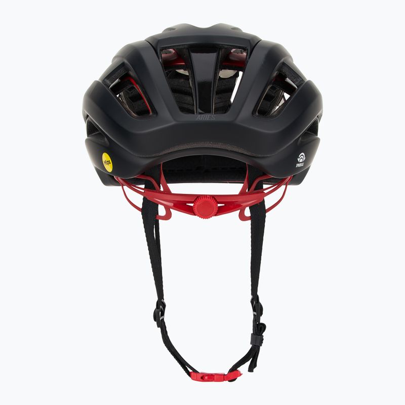 Giro Aries Spherical MIPS casco da bicicletta rosso carbonio opaco 3