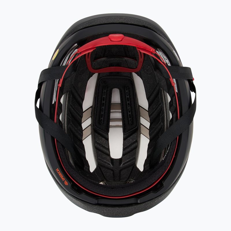 Giro Aries Spherical MIPS casco da bicicletta rosso carbonio opaco 6