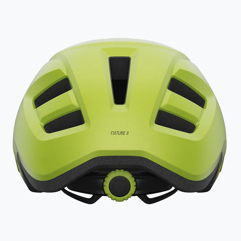 Giro Fixture II Integrated MIPS casco da bicicletta opaco ano lime 3