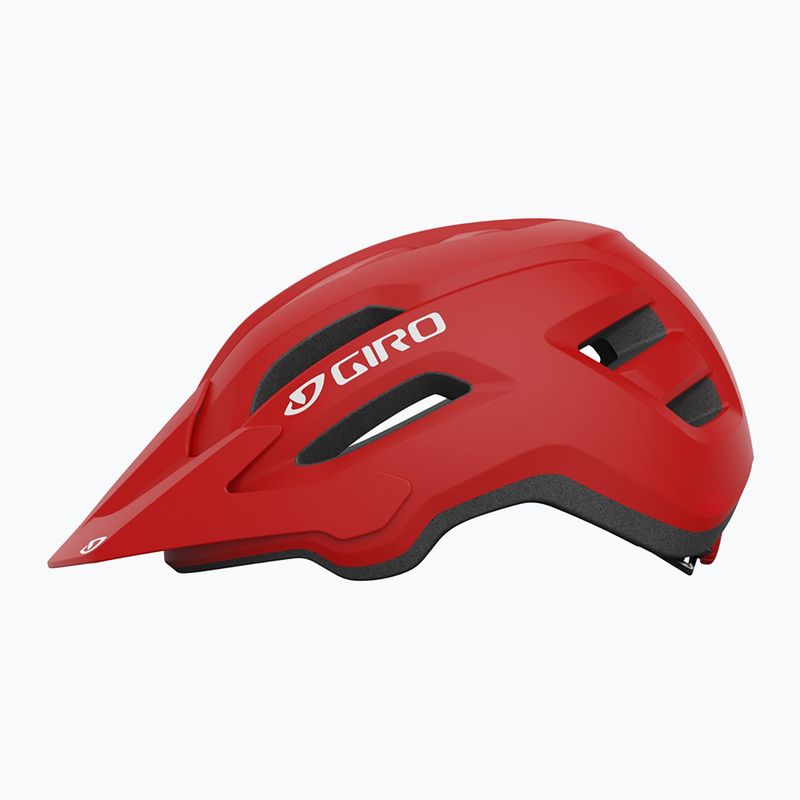 Giro Fixture II Integrated MIPS casco da bici con finiture opache rosso 2