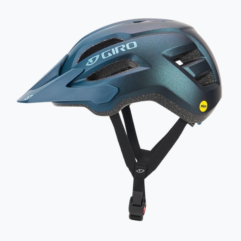 Giro Fixture II Integrated MIPS W ano opaco harbor blue fade casco da bici 3