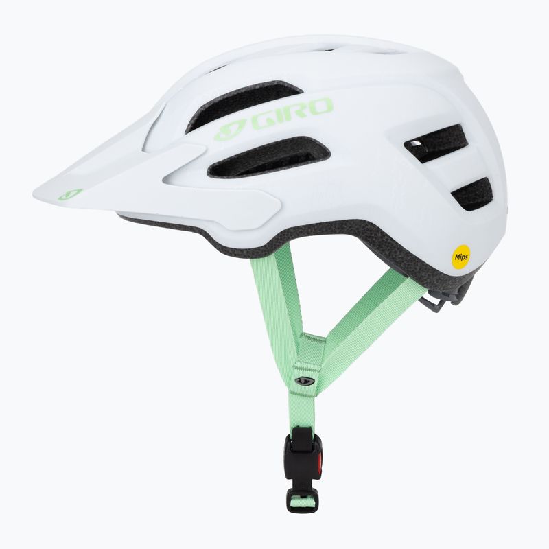 Giro Fixture II Integrated MIPS W casco da bici bianco opaco/verde perla 3