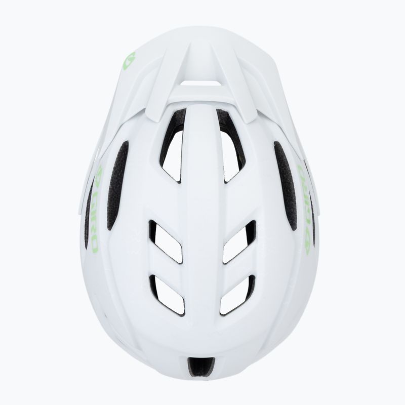 Giro Fixture II Integrated MIPS W casco da bici bianco opaco/verde perla 6