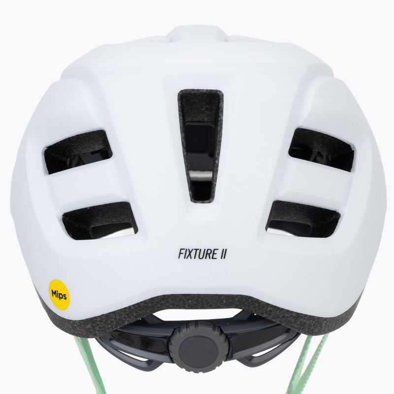 Giro Fixture II Integrated MIPS W casco da bici bianco opaco/verde perla 10
