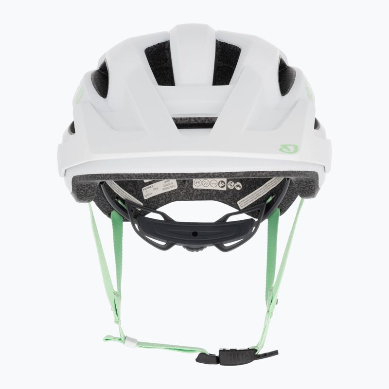 Casco da ciclismo da donna Giro Fixture II W bianco opaco verde perla 2