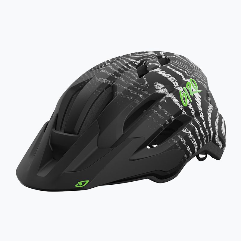 Giro Fixture II Integrated MIPS casco da bici per bambini nero opaco ripple fade