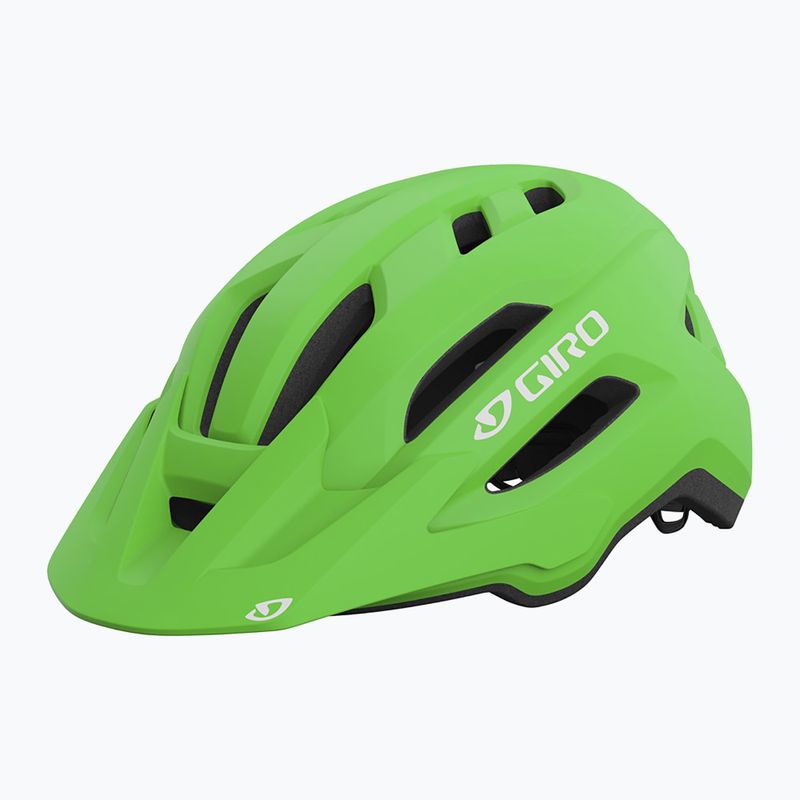 Casco da bici per bambini Giro Fixture II Integrated MIPS verde brillante opaco 7