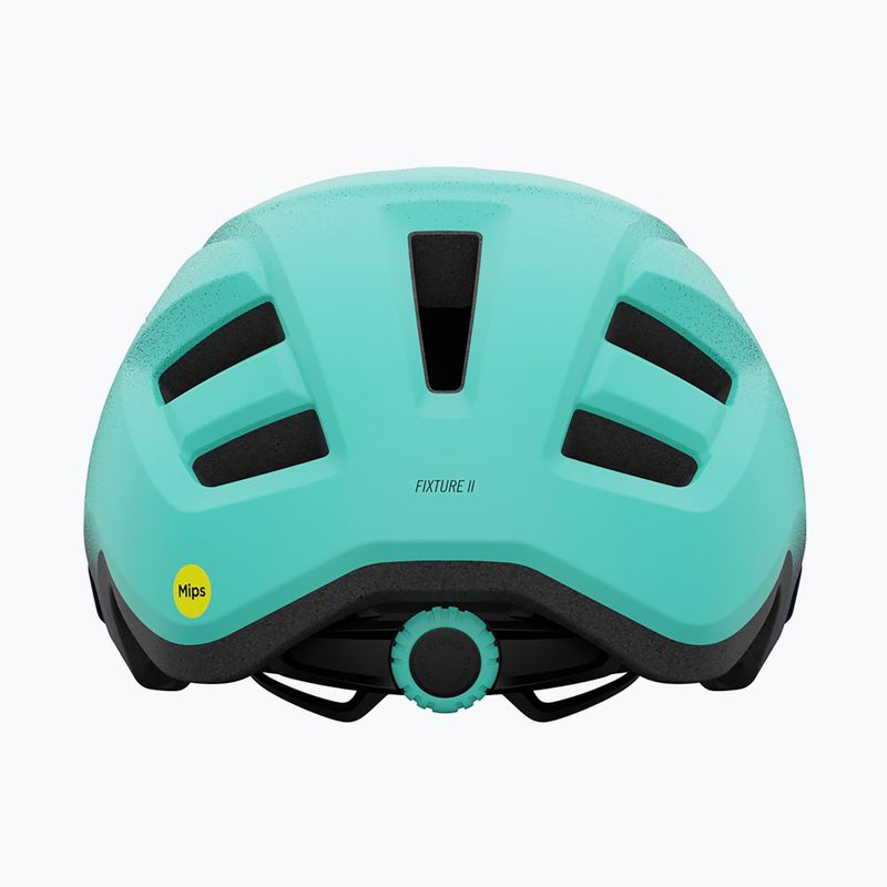 Giro Fixture II Integrated MIPS casco da bici per bambini blu notte opaco/screaming teal/fade 3