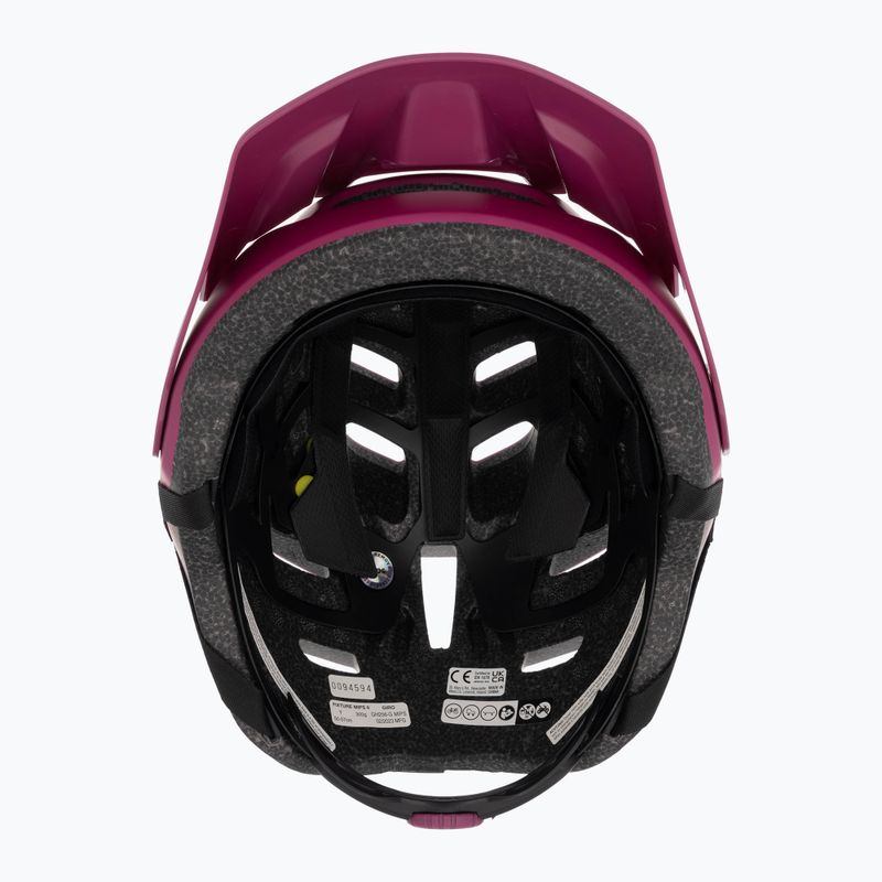 Giro Fixture II Integrated MIPS casco da bici da strada per bambini rosa opaco 6