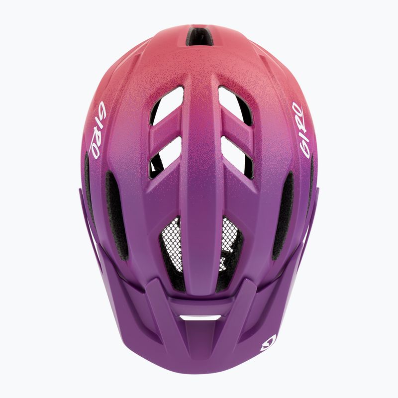 Casco da bici per bambini Giro Fixture II Integrated MIPS viola opaco rosa 6