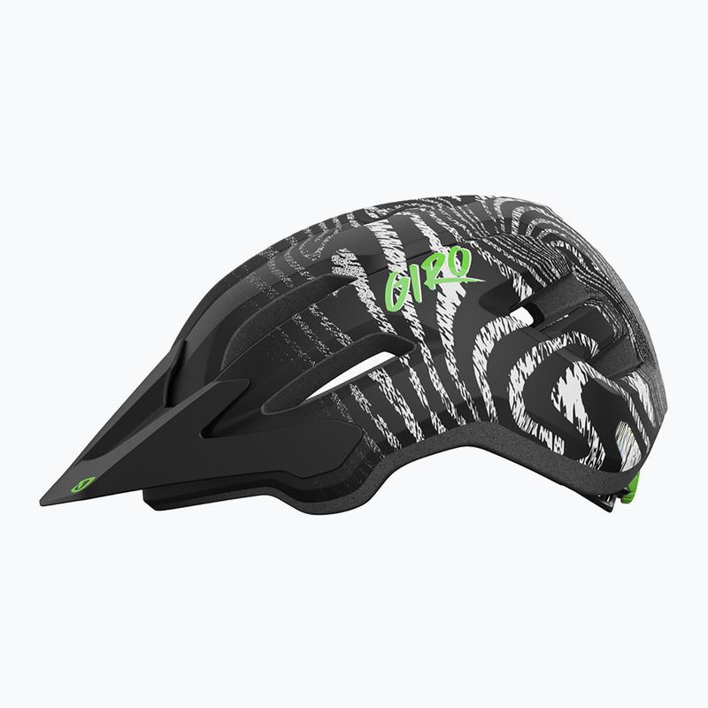 Casco da bici per bambini Giro Fixture II nero opaco ripple fade 2