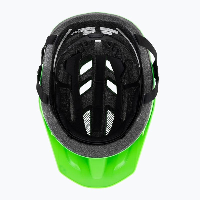 Casco da bici per bambini Giro Fixture II verde brillante opaco 5