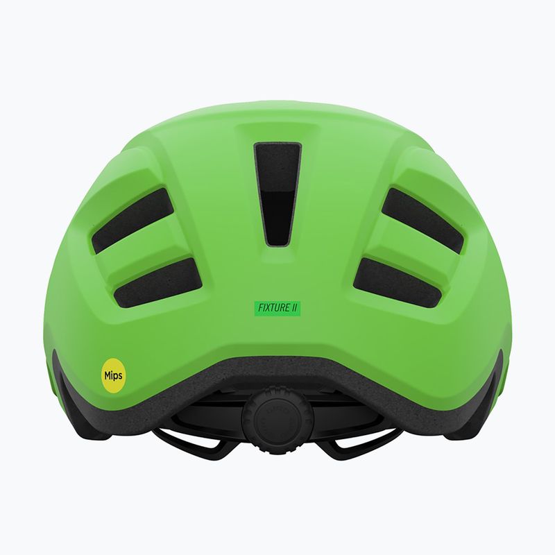 Casco da bici per bambini Giro Fixture II verde brillante opaco 3