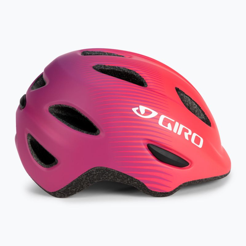 Casco da bici per bambini Giro Scamp rosa opaco/viola sbiadita 3