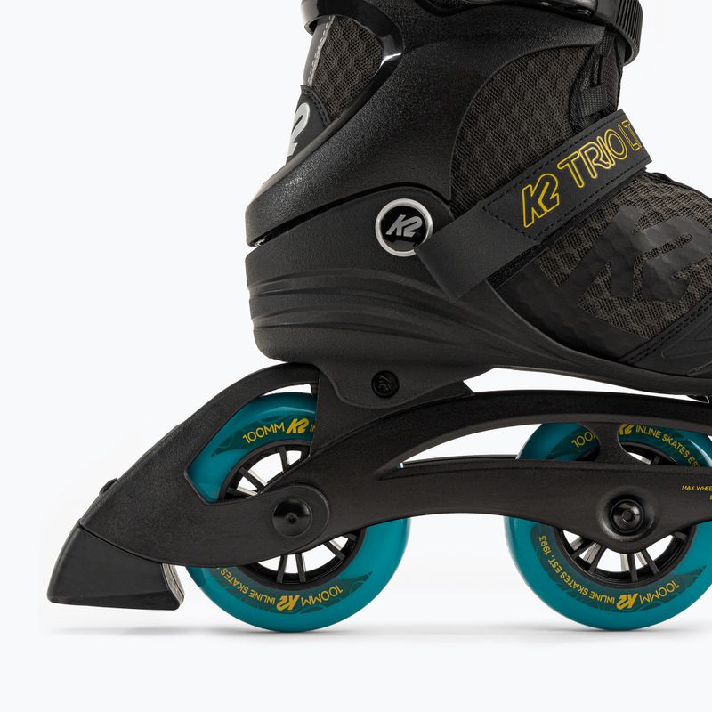 Pattini da uomo K2 Trio LT 100 nero/arancione 7