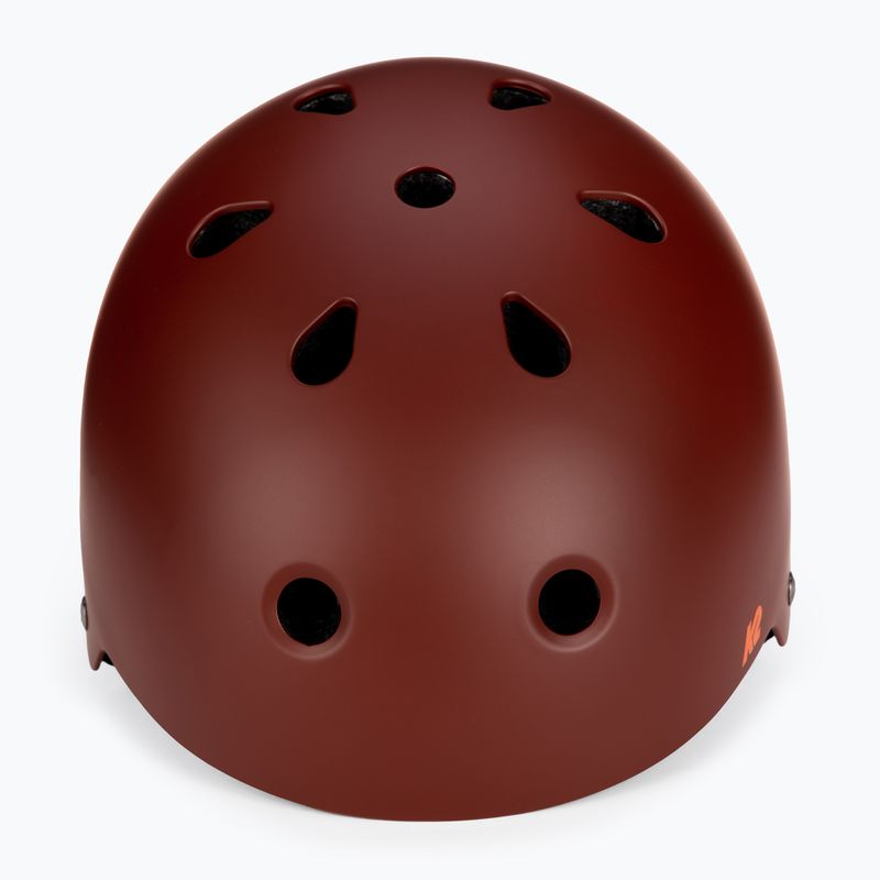 Casco K2 Varsity Pro bordeaux/arancione 2