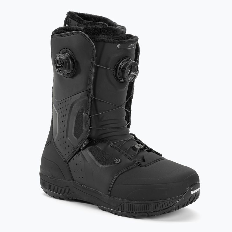 Scarponi da snowboard da uomo RIDE Trident nero