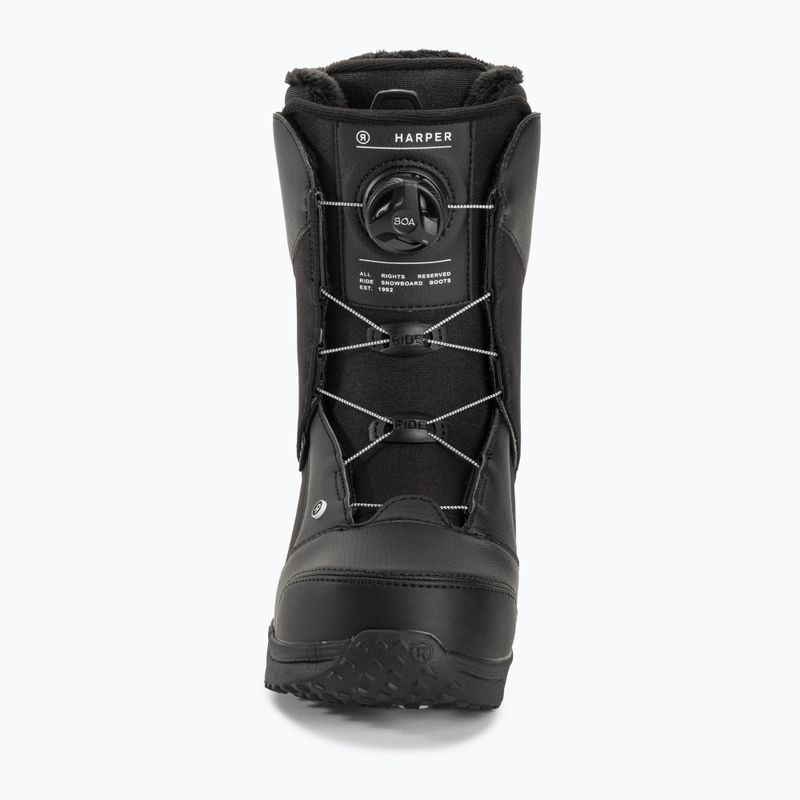 Scarponi da snowboard da donna RIDE Harper nero 3