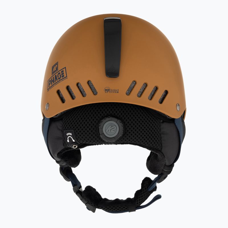 Casco da sci K2 Phase Pro marrone 3