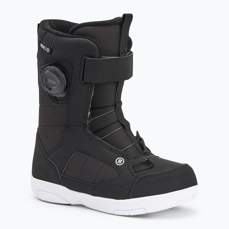 Scarponi da snowboard per bambini RIDE Norris nero