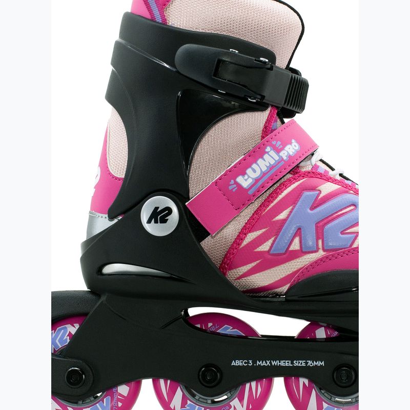 Pattini per bambini K2 Lumi Pro pink 3