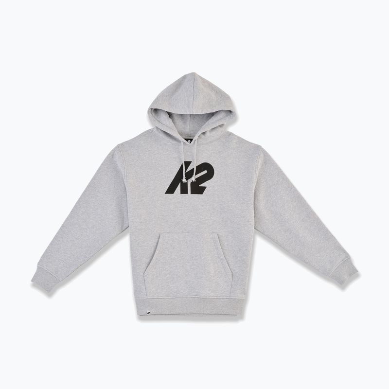 Felpa con cappuccio K2 Loud And Proud da uomo, grigio erica