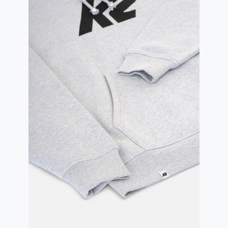 Felpa con cappuccio K2 Loud And Proud da uomo, grigio erica 2