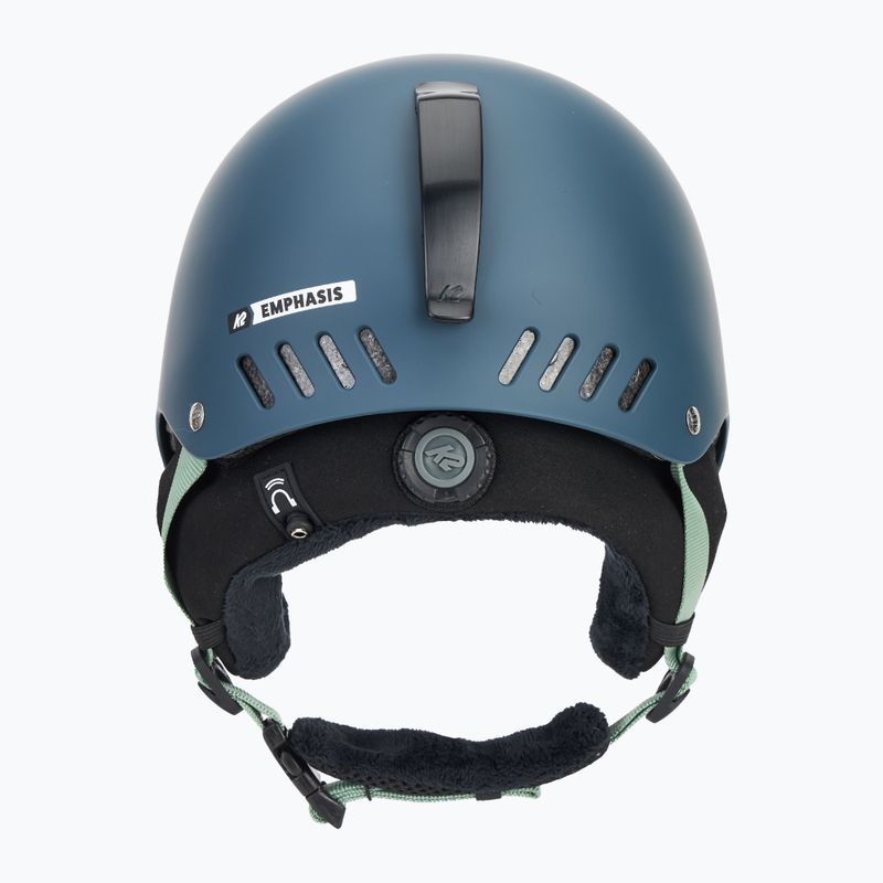 Casco da sci K2 Emphasis pearl dark teal 3