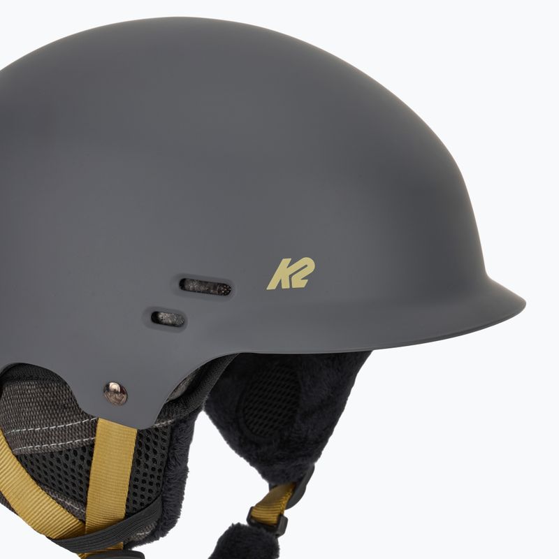 Casco da sci K2 Thrive grigio scuro 8