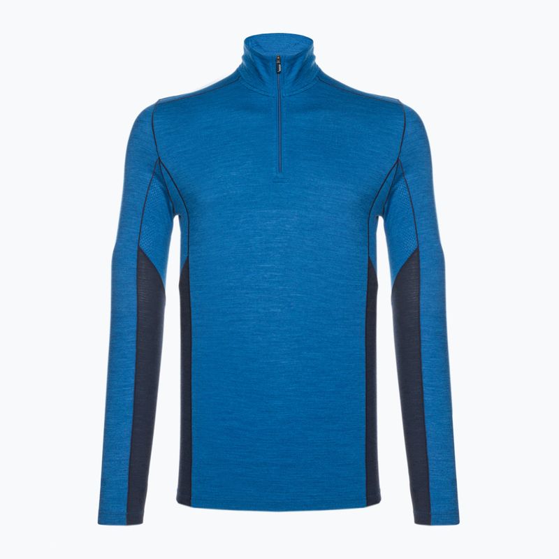 Smartwool Merino Sport 1/4 Zip manica lunga termica da uomo laguna blue/deep navy