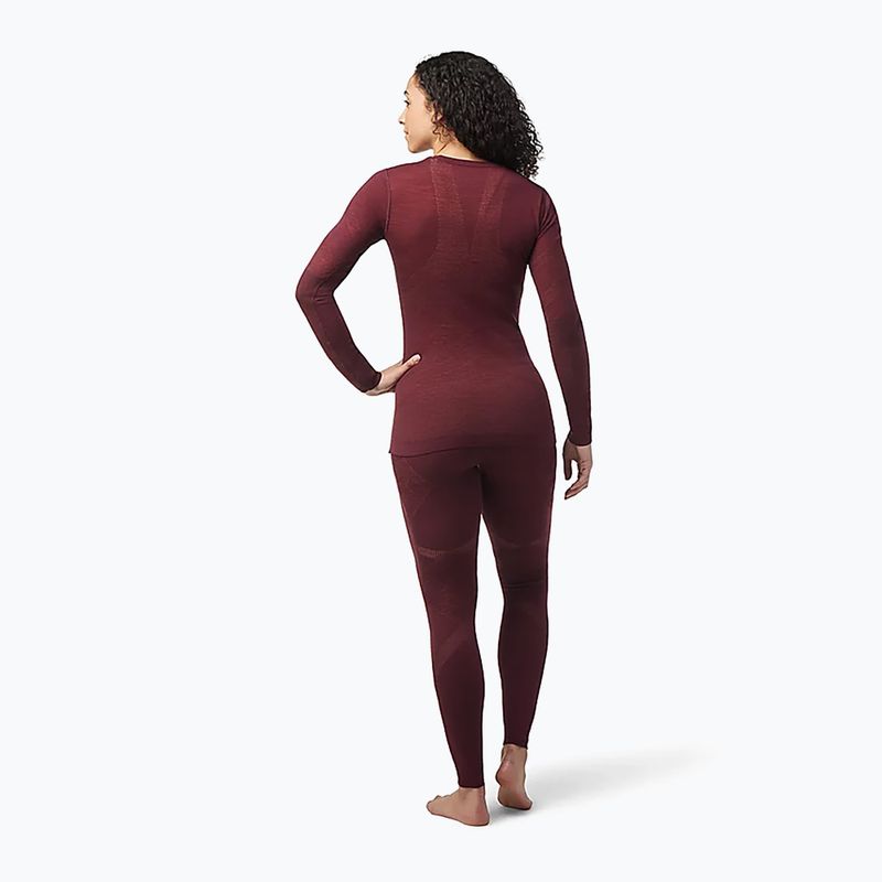Maglia termica da donna Smartwool Intraknit Merino 200 Crew black cherry 6