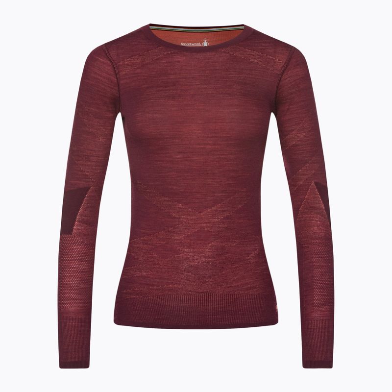 Maglia termica da donna Smartwool Intraknit Merino 200 Crew black cherry