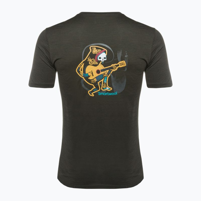 Smartwool Memory Quilt Graphic Tee Uomo Camicia da trekking per chitarra nera SW016834K48 5