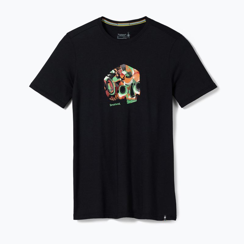 Smartwool Def Lyfe Graphic Tee t-shirt da trekking da uomo nero SW016679001 3