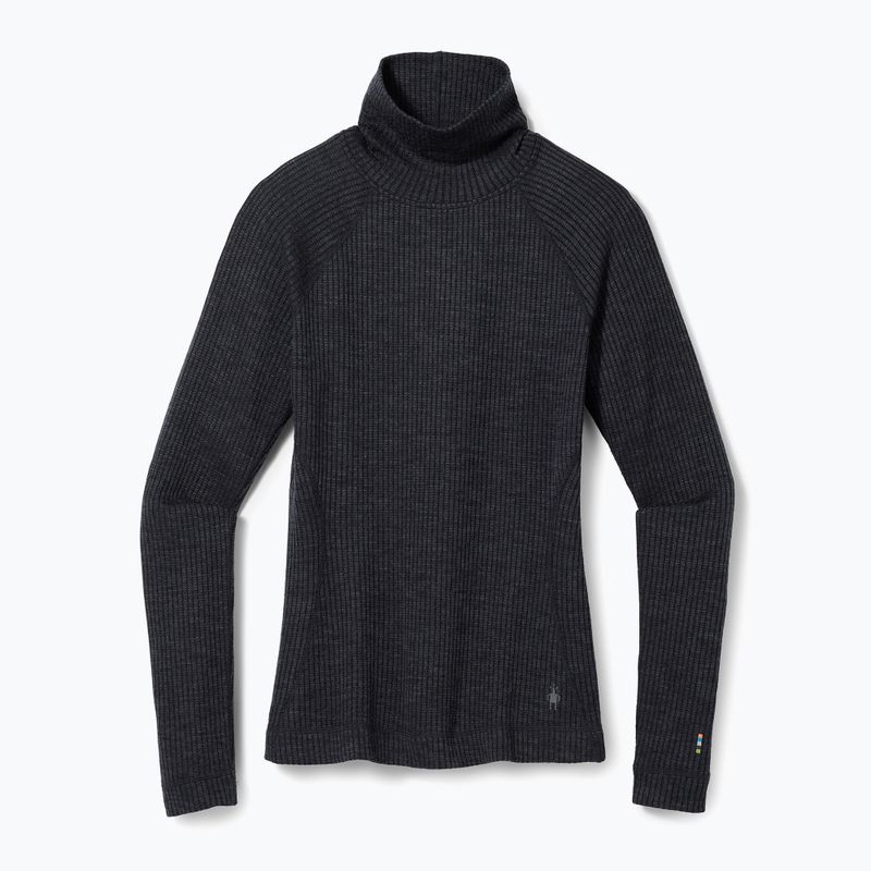 Maglia termica da donna Smartwool Thermal Merino Rib Turtleneck charcoal heather 4