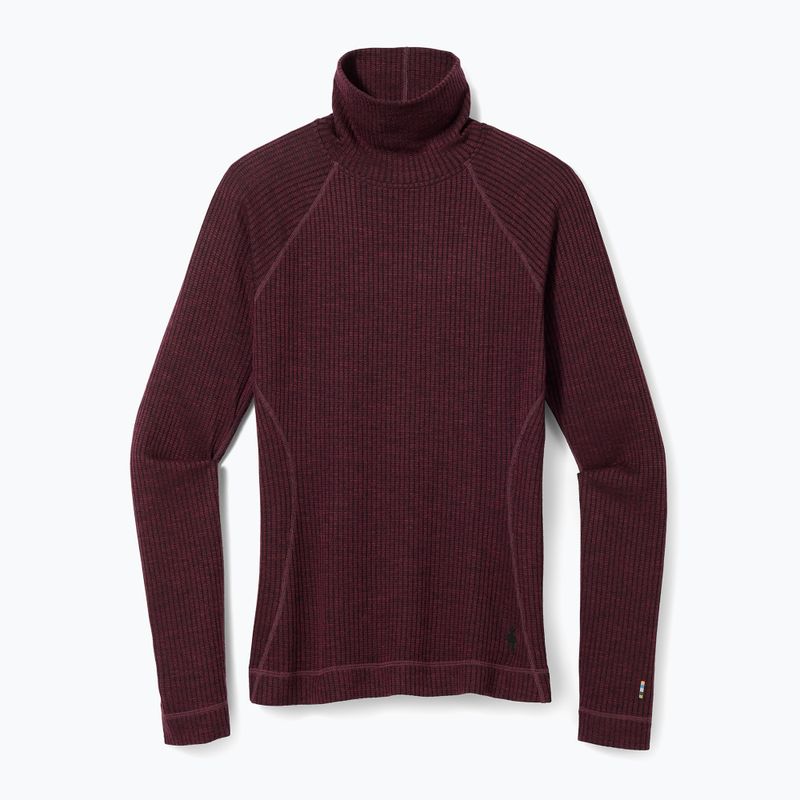 Maglia termica da donna Smartwool Thermal Merino Rib Turtleneck black cherry heather 4