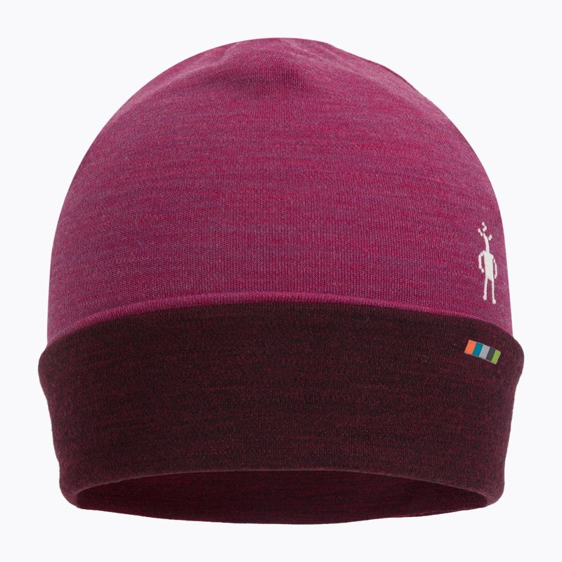 Smartwool Thermal Merino Reversible Cuffed berretto invernale festivo fucsia erica 2